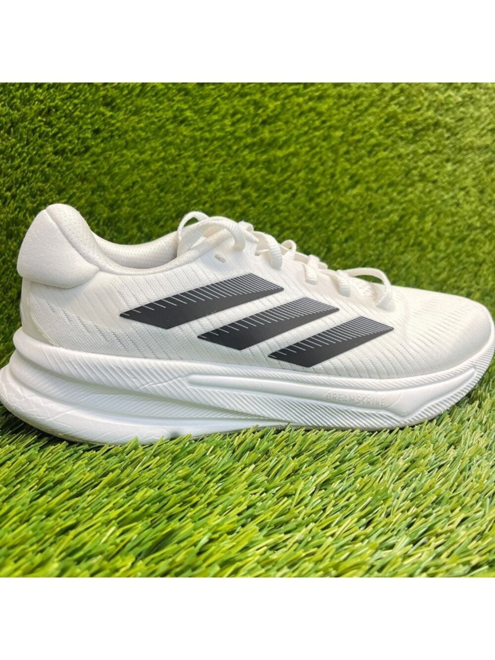 Adidas Supernova Ease Womens Size 8 White Black Athletic Running Shoes Sneakers